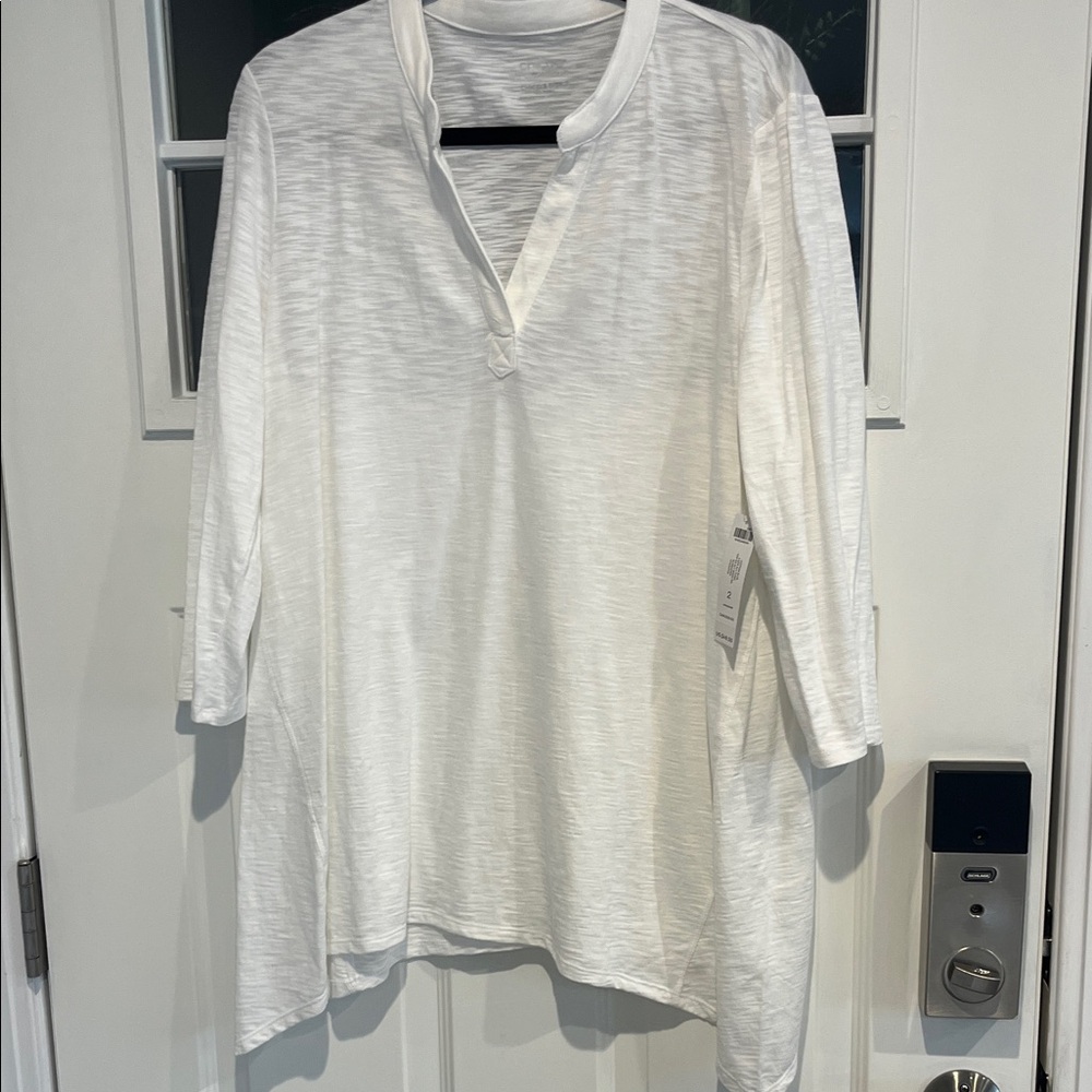 Chico's Soft White Knit Top